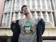 Load image into Gallery viewer, Zombie Head With Knife T-Shirt