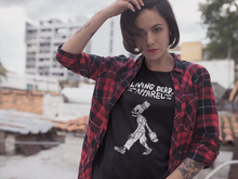 Load image into Gallery viewer, Zombie Skateboard Head White T-Shirt