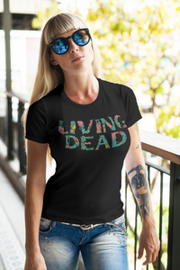 Zombie Flesh Wording - Living Dead T-Shirt